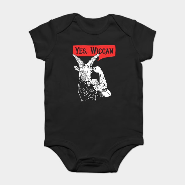 Yes Wiccan Baby Bodysuit by dumbshirts